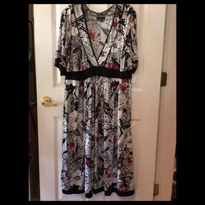 "Size Appeal" dress, Deep V-Neck, 2X